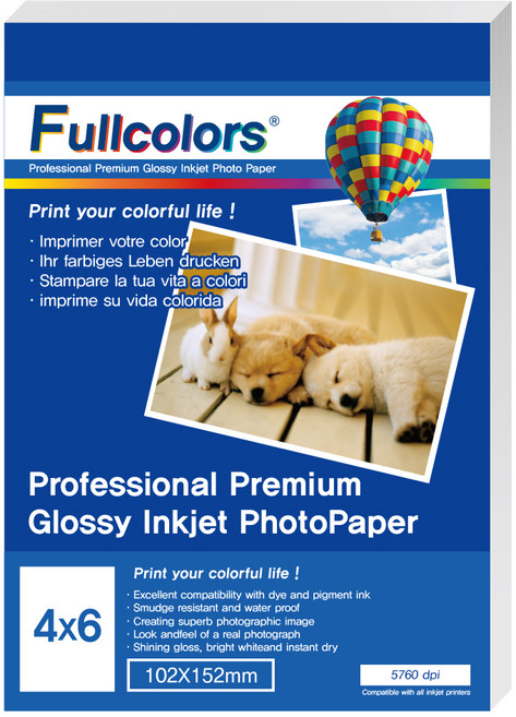 풀컬러즈 포토용지 230g, 4X6, 100개