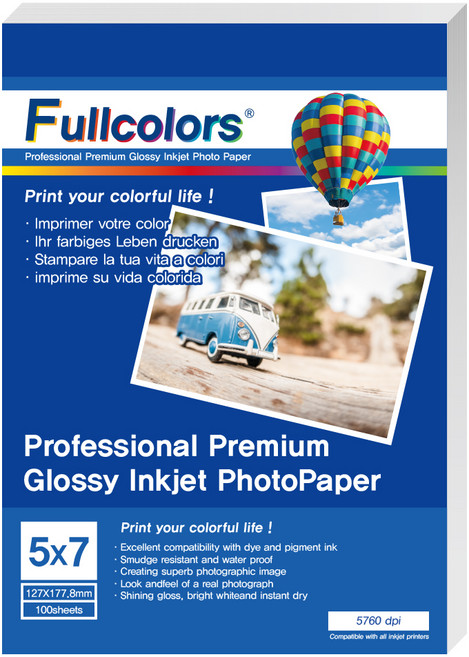 풀컬러즈 포토용지 200g, 5X7, 100개