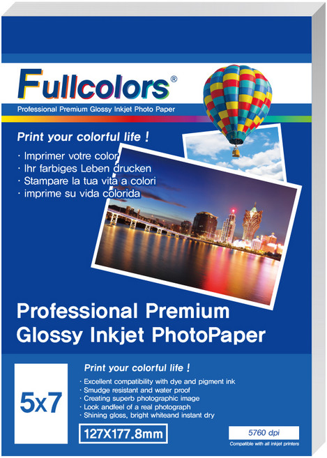 풀컬러즈 포토용지 230g, 5X7, 100개