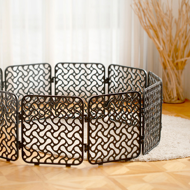 푸르미 매직 반려동물용 울타리 10p, 다크그레이, 1세트