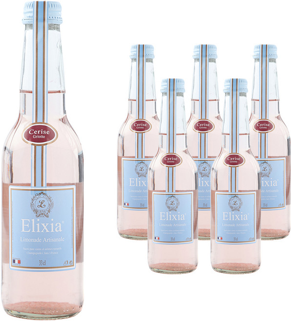 엘릭시아메렐로 체리탄산음료, 330ml, 6개