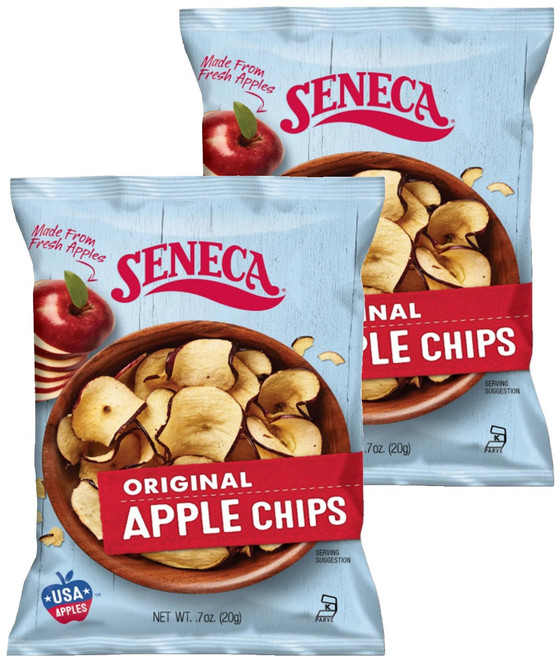 세네카 애플칩 과자 오리지널, 20g, 2개