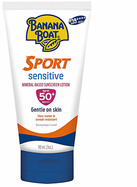 BANANA BOAT 香蕉船 淨護運動防曬乳液 SPF50+ PA++++, 90ml, 1條