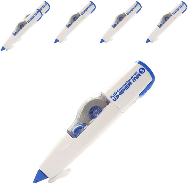 PLUS 普樂士 修正帶 WH-605, 藍色, 6個