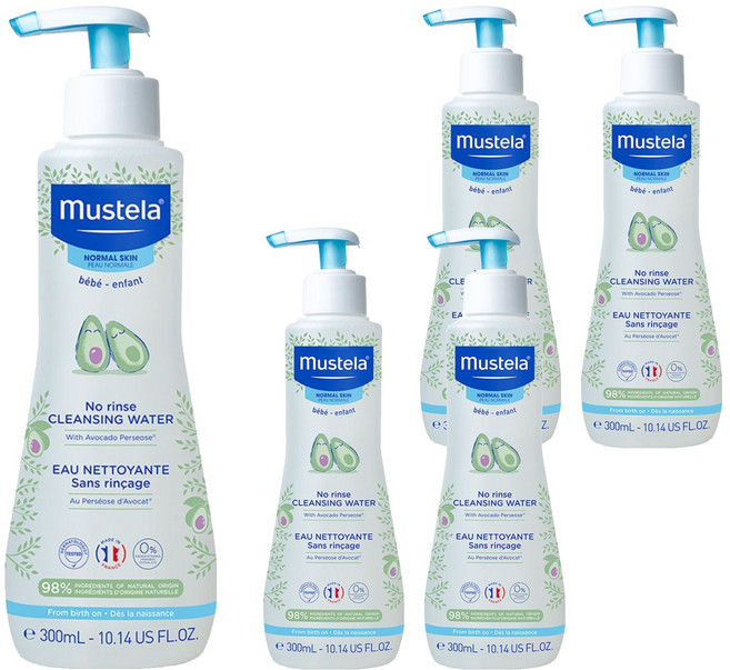 무스텔라 노 린스 클렌징 워터, 300ml, 5개