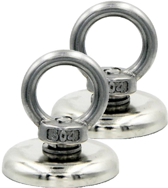 파티복닷컴 네오디움 O형 고리자석 36mm, 실버, 2개