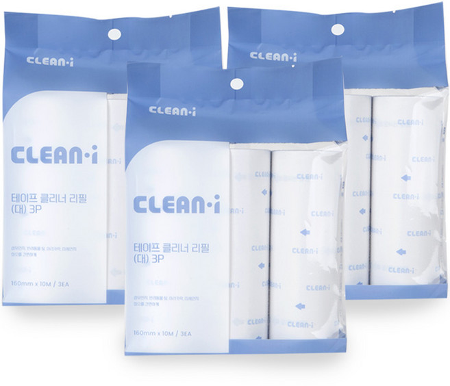크린아이 테이프크리너 대 10m 리필 3p, 3개