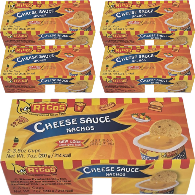리코스 나쵸칩 치즈 소스, 100g, 10개