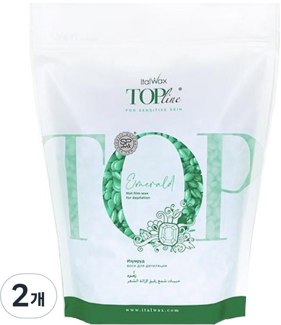 Italwax ​義朵熱蠟 Top Line 熱鑽石薄膜蠟, 2個, 750g
