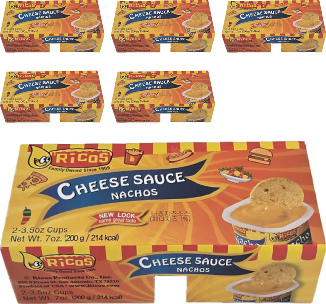 리코스 나쵸칩 치즈 소스, 100g, 12개