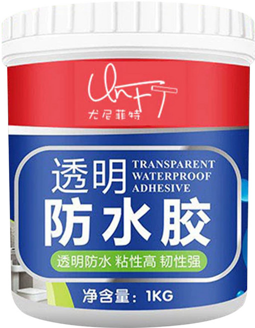 尤尼菲特 透明防水膠 黏性牢固, 1罐