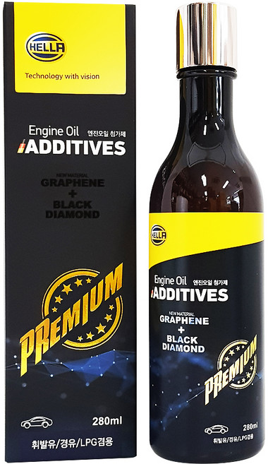 헬라 전문가용 그래핀 블랙다이아몬드 코팅용 엔진오일 첨가제 280ml, 1개, 공용