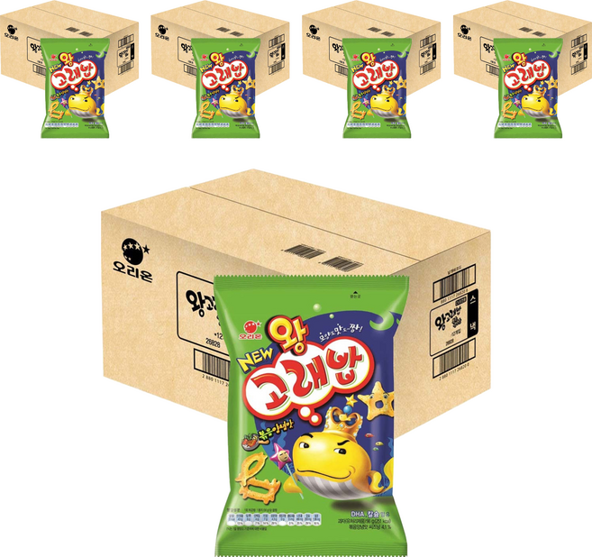 ORION 好麗友 鯨魚王脆餅, 56g, 60包