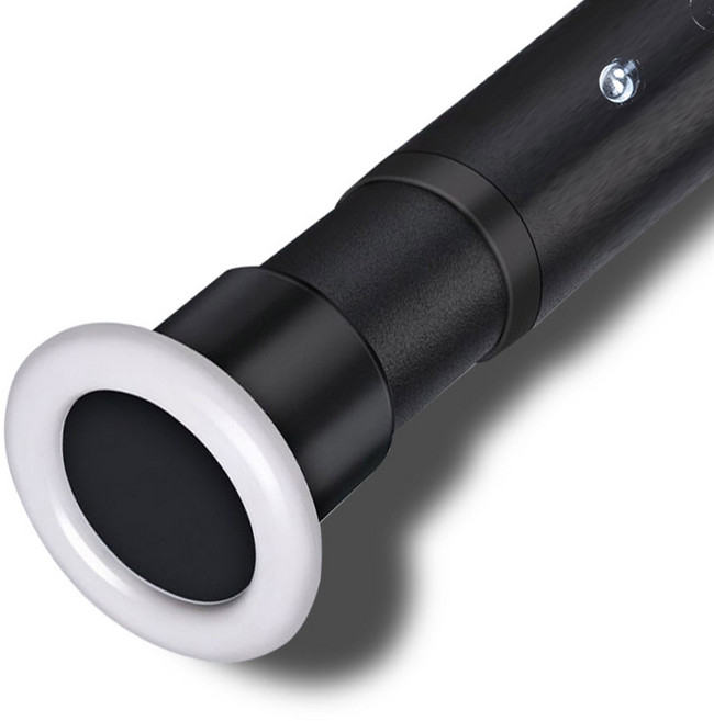 하이어데코 초강력 커튼봉 못없이 스프링 압축봉, 블랙