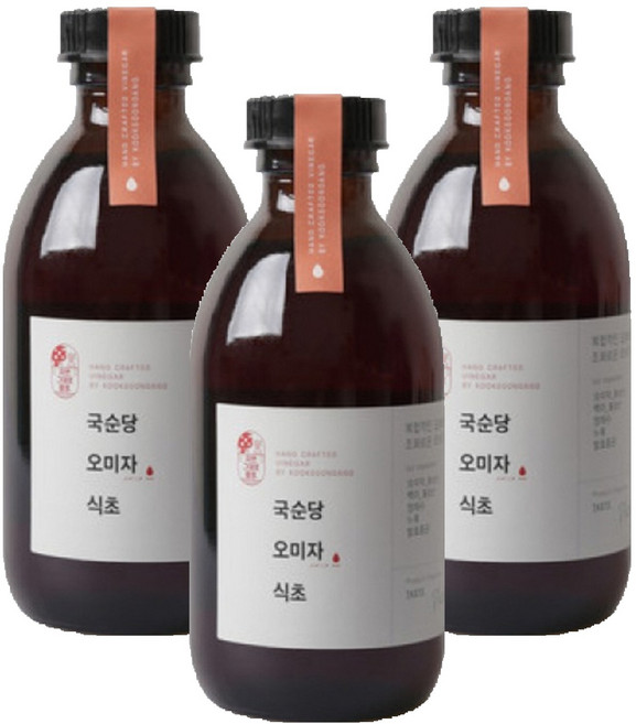 국순당 오미자 식초, 200ml, 3개