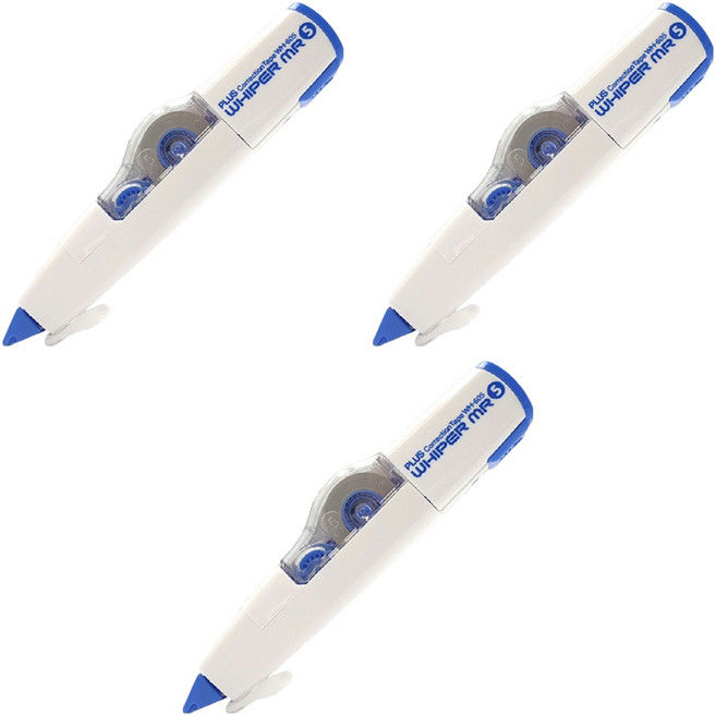 플러스 수정테이프 WH-605, 블루, 3개