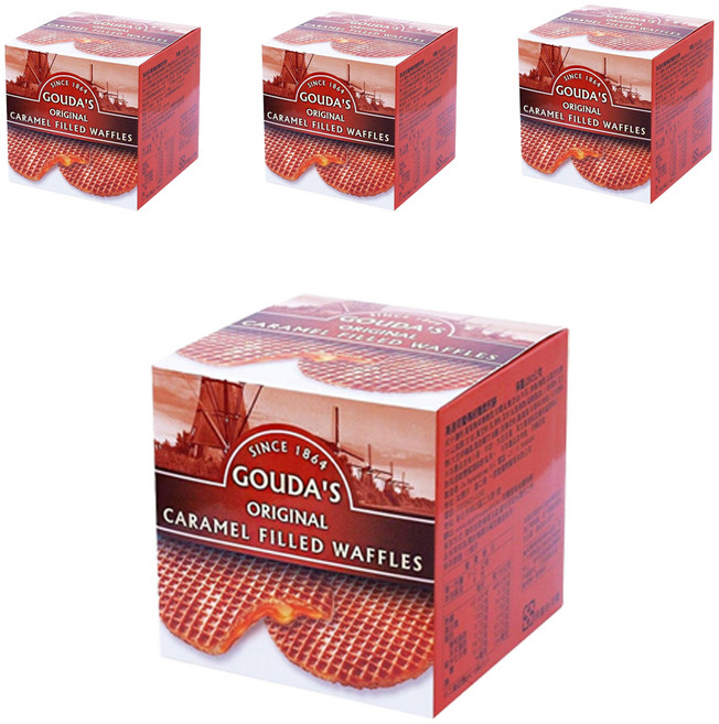 GOUDA'S 荷蘭傳統糖漿煎餅 8入, 250g, 4盒