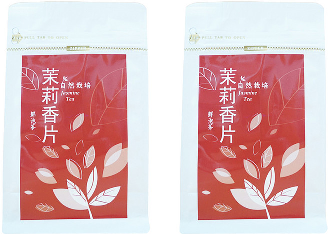 御茗園 鮮泡茶 茉莉香片茶 三角茶包, 3g, 12包, 2袋