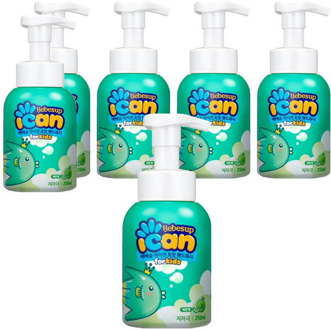 아이캔 베베숲 포밍 핸드워시 메론향, 250ml, 6개