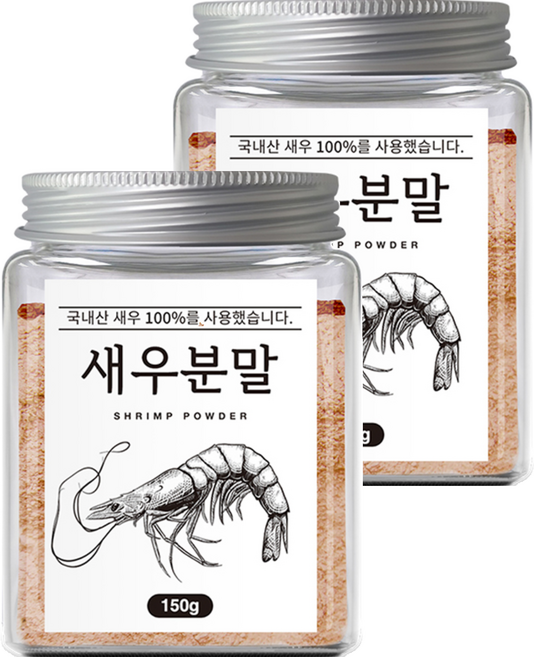 조은약초 새우 분말, 150g, 2개