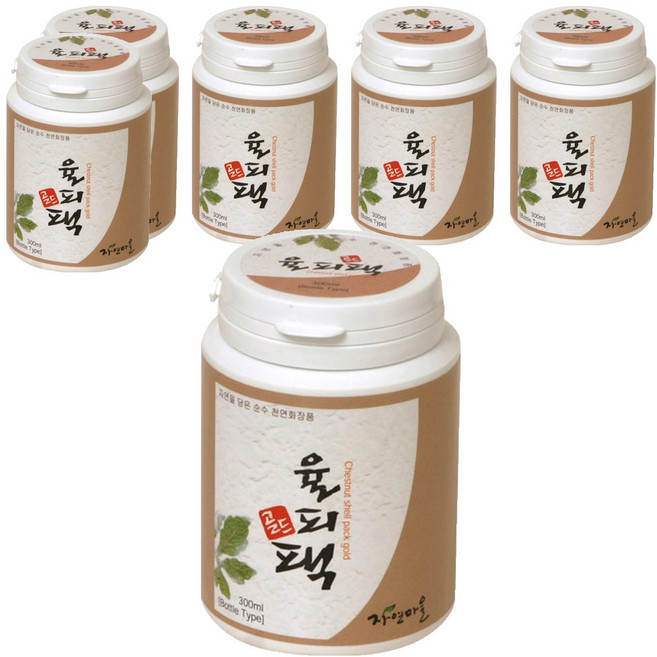 Jayeonmaeul 율피팩 골드, 6개, 1개입