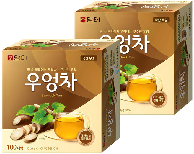 담터 우엉차, 1g, 100개입, 2개