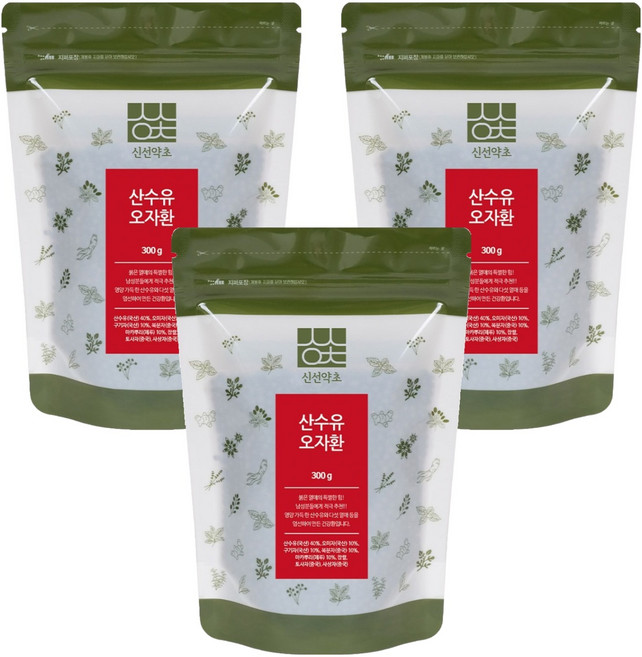 신선약초 산수유오자환, 3개, 300g