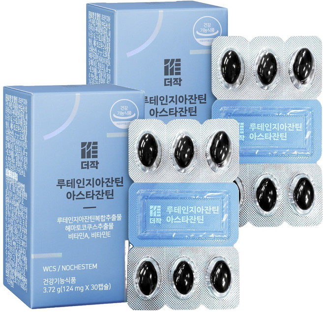 더작 루테인지아잔틴 아스타잔틴, 30정, 2개