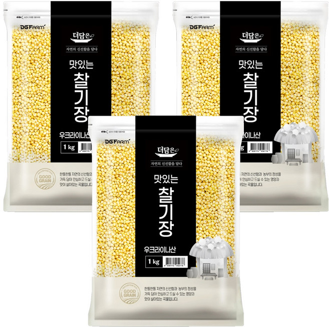더담은 맛있는 찰기장, 1kg, 3개