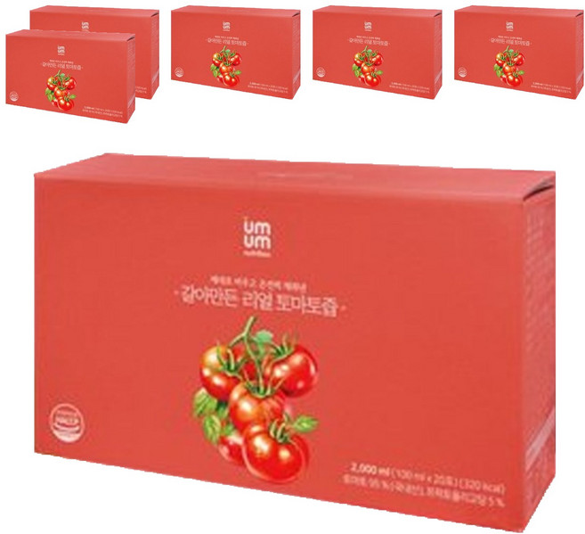 움움 갈아만든 리얼 토마토즙, 100ml, 120개