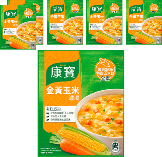 Knorr 康寶 濃湯 自然原味金黃玉米, 56.3g, 6包