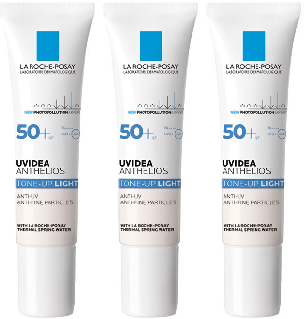 LA ROCHE POSAY 理膚寶水 台灣公司貨 全護清爽防曬亮白乳UVA PRO SPF50+ PA++++, 30ml, 3條