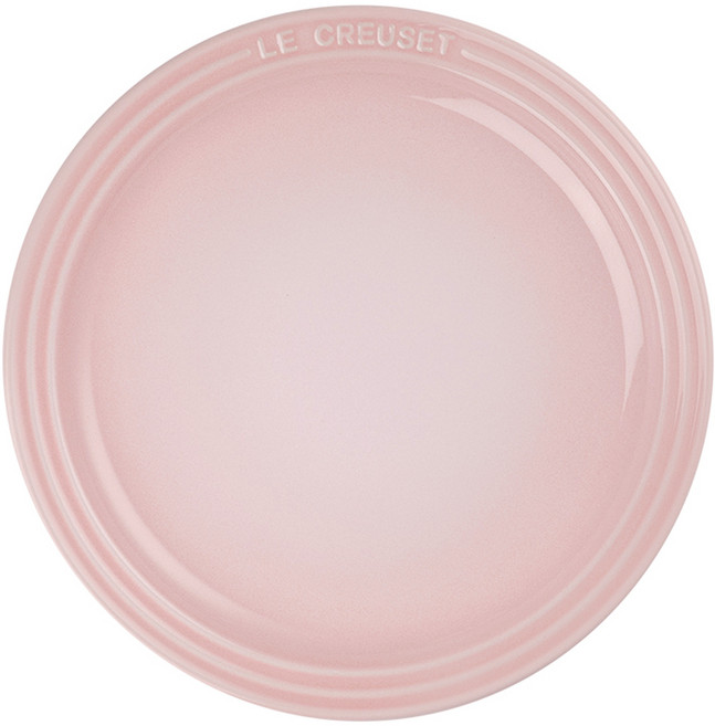 LE CREUSET 瓷器圓盤 19cm 貝殼粉 1個