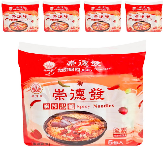 崇德發 麻辣湯麵 82g, 25包