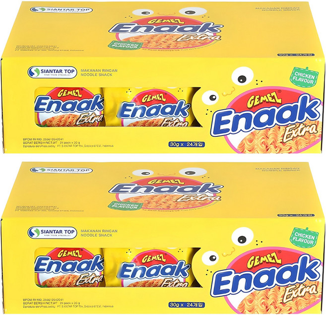 시안타탑 게메즈 에낙 라면 과자, 720g, 2개