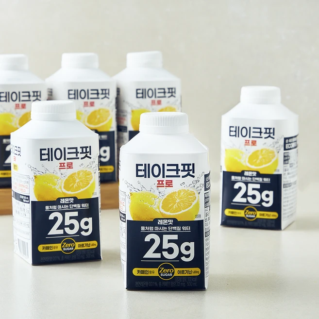 테이크핏 프로 레몬맛, 500ml, 6개 - 쿠팡