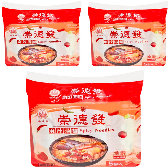 崇德發 麻辣湯麵 82g, 15包