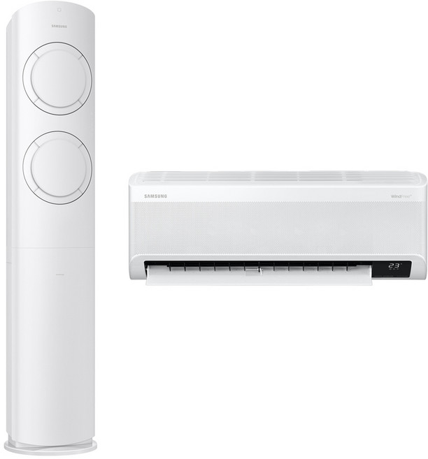 삼성전자 인버터 56.9㎡(17.2평) + 18.7㎡(5.7평) 홈멀티형 에어컨 AF17A6478WZRT 방문설치, 일반배관형