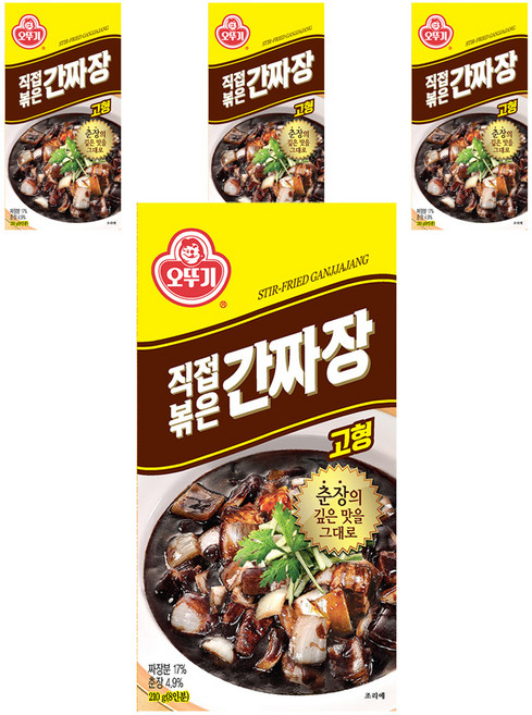 오뚜기 직접 볶은 간짜장 고형, 210g, 4개