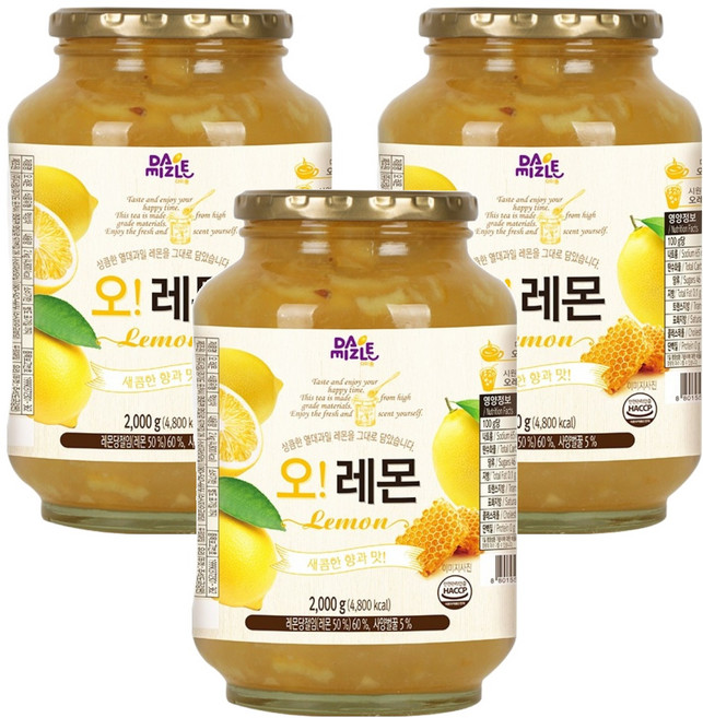 다미즐 오 레몬차, 2kg, 1개입, 3개