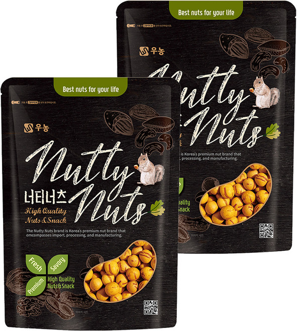 우농 꼬마 오징어땅콩, 500g, 2개