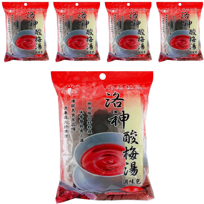新光洋菜 洛神酸梅湯調味包, 100g, 5袋, 1包