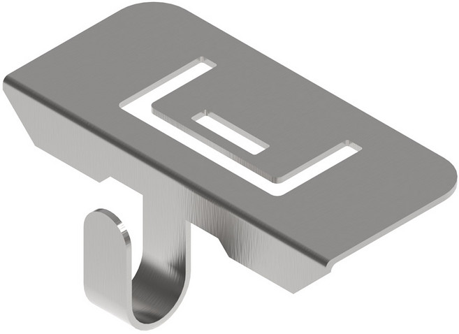 코멧 아트월 대리석 벽걸이 고정핀 4개, 실버