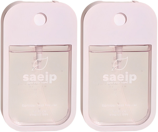 saeip 세니타이저 미스트 손소독제 네츄럴 무향, 40ml, 2개