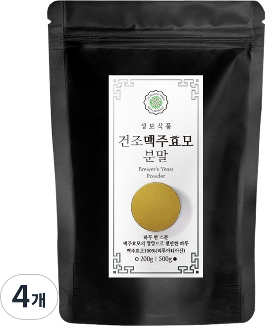 聖寶食品 乾燥啤酒酵母粉, 500g, 4個