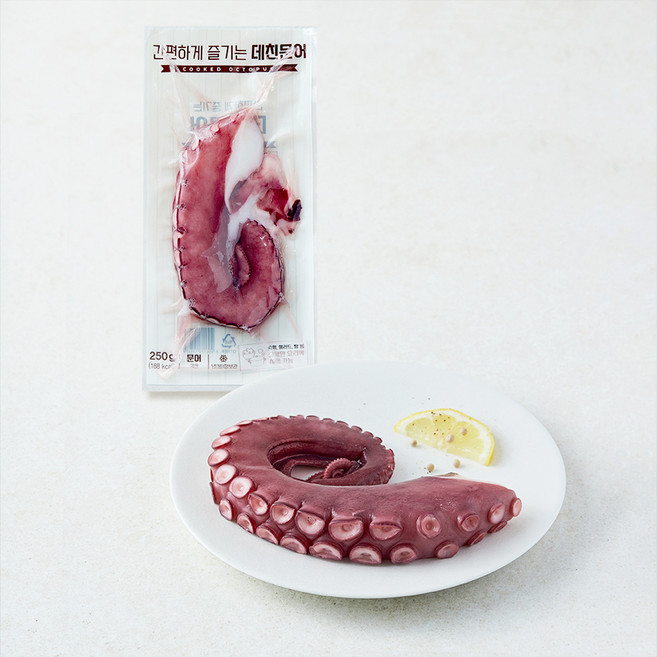 간편하게 즐기는 데친문어 (냉장), 1개, 250g