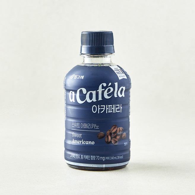 빙그레 아카페라 스위트 아메리카노, 240ml, 1개
