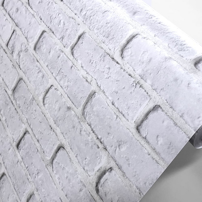 한국시트 파벽돌 시트지 IOR-27, 화이트, 100 x 250 cm