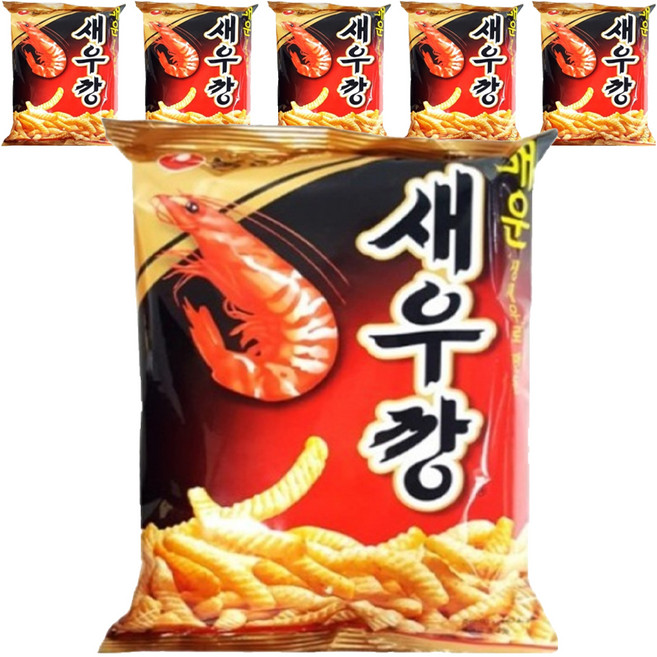 새우깡 매운새우깡, 90g, 6개