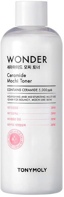 TONYMOLY Wonder系列 神經醯胺保濕化妝水, 500ml, 1瓶